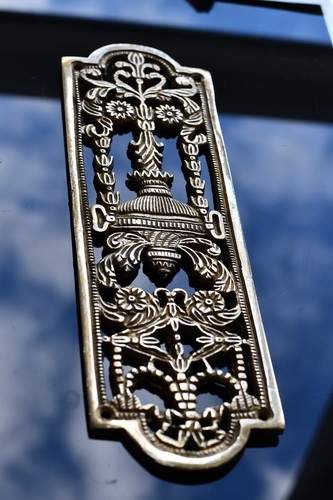 Antique brass pierced - brass, finger