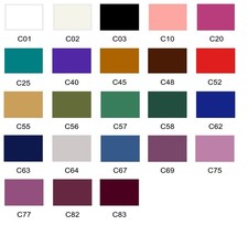 Velvet Ribbon Widths     9mm