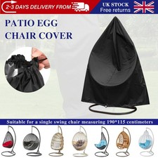 HANGING SWING EGG CHAIR COVER GARDEN PATIO OUTDOOR RAIN UV WATERPROOF PROTECTION
