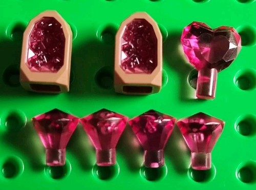 Lego geode rock crystal jewel - lego,