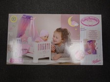 Baby Annabell Sweet Dream Play Set Musical Illuminated Canopy New Other