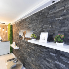 Splitface Crystal Grey & Black Mosaic Sample ( approx 10x10cm off-cut )