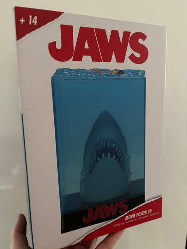 Jaws movie poster diorama - poster,