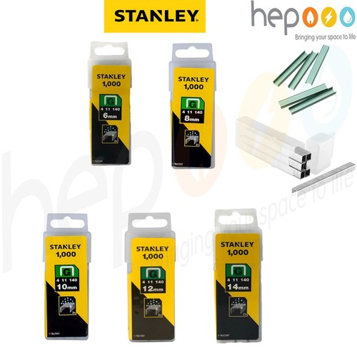 Stanley staples 6mm 8mm 10mm - 6mm,
