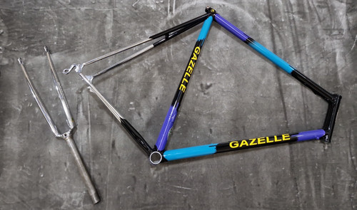 Gazelle steel racing bike - gazelle,