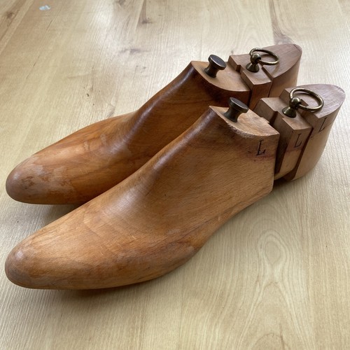 Antique wooden shoe - wooden,