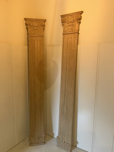Wooden pilaster column - wooden,