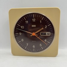 Vintage BHS German Wall Clock Quartz Day Date & Time