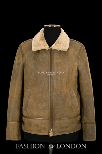 Men sheepskin fur jacket - fur,