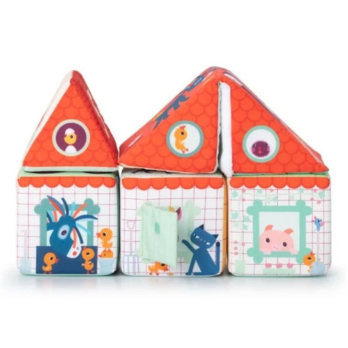 Farm house soft fabric - farm,