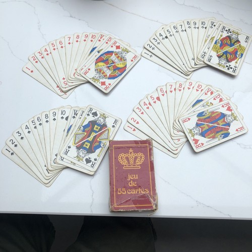 Vintage bridge playing cards - playing,