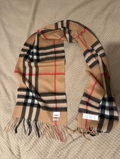 Burberry Cashmere Check Scarf - Quality Gift – Black Friday Deal – Fast Dispatch
