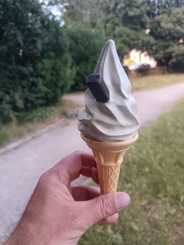 Whippy ice cream model - whippy,