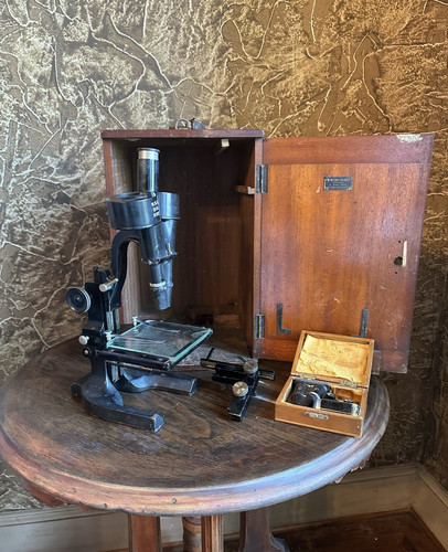 Antique spencer microscope - antique,