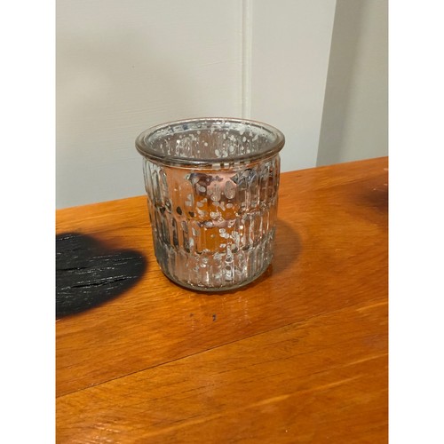 Mercury glass votive - mercury,