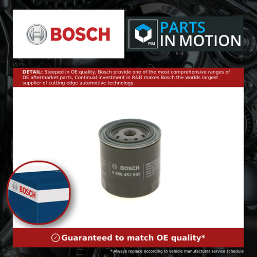 Oil filter fits dodge bosch - fits,