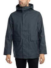 Hunter Men's Logo Rain Jacket, Blue