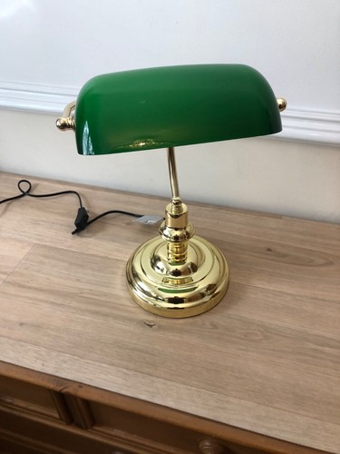 Green bankers lamp - green,