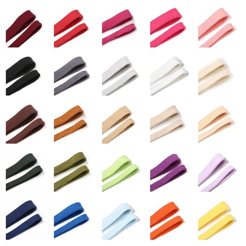 Flat cotton drawstring tape - cotton,