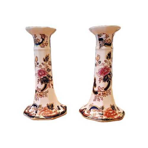 Pair mason ironstone blue - of, mason's