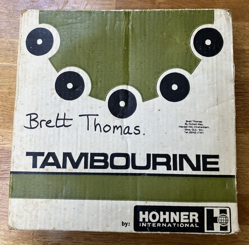 Red tambourine hohner - red,