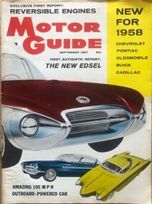 1957 MOTOR GUIDE Sep EDSEL