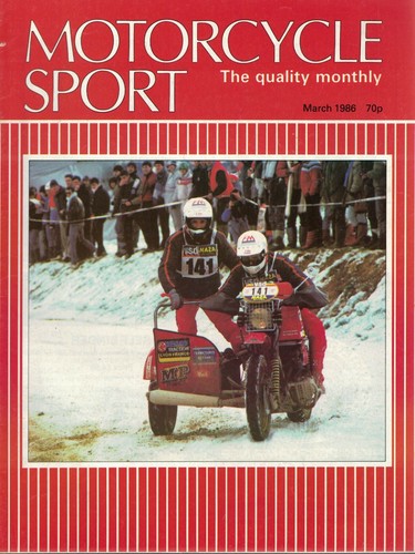 Motorcycle sport magazine 1986 - magazine,