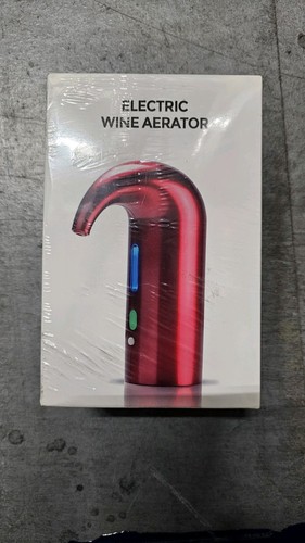 Electric wine aerator - red, new