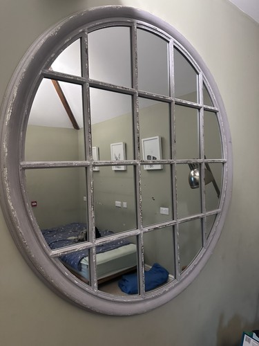 Large round rustic window - rustic,