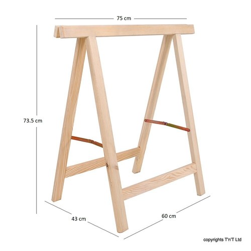 Wooden folding trestles max - trestles, (max