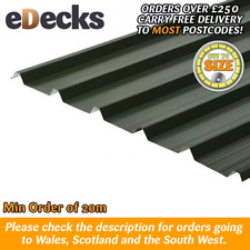 Polyester Coated Box Profile Galvanised Roofing Sheets 0.7mm Thick Metal Galv