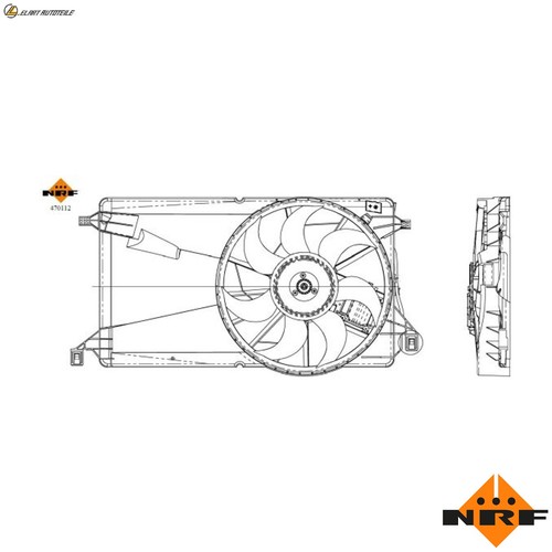 Engine cooling fan 470112 for - fan,
