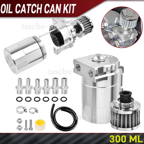Universal oil catch can set - oil,