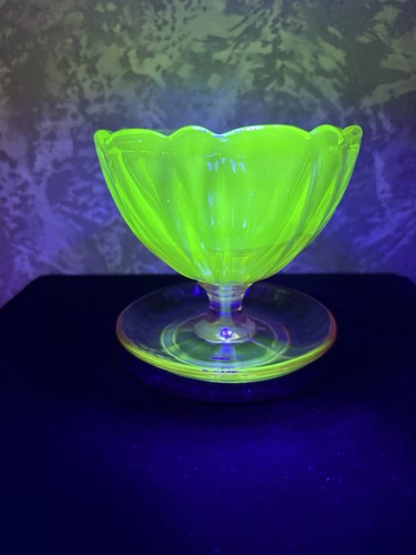Vintage uranium thick - vintage, glass