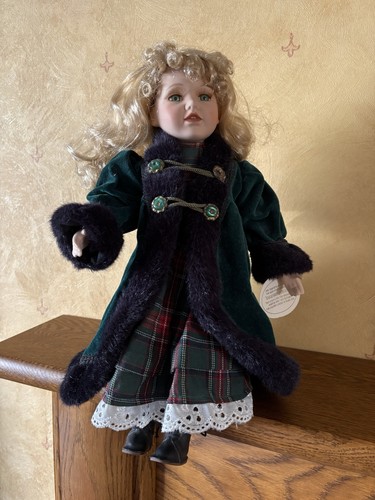 Hand painted porcelain - painted, doll