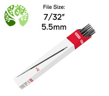 OREGON Box of 12 Round Files 7/32" 5.5mm for Chainsaw Chain Sharpening Filing