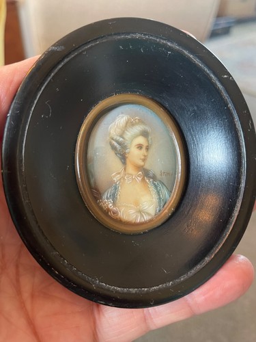 Miniature portrait painting - , of