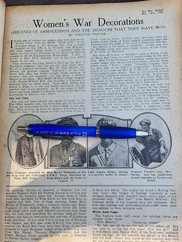 1916 women war - war, medals