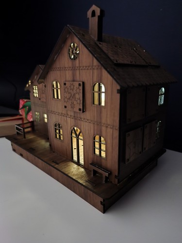 Wooden christmas advent - wooden,