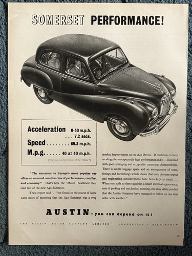 Original 1952 austin a40 - 1952,