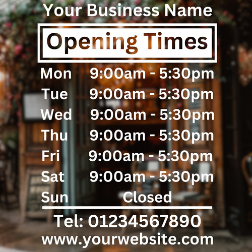 Personalised opening - personalised,