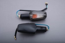 Pair of Black Smoke Front Turn