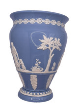  Vase Blue Dudson Jasper ware