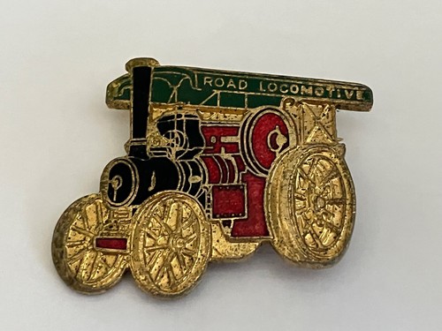 Vintage road locomotive enamel - road,