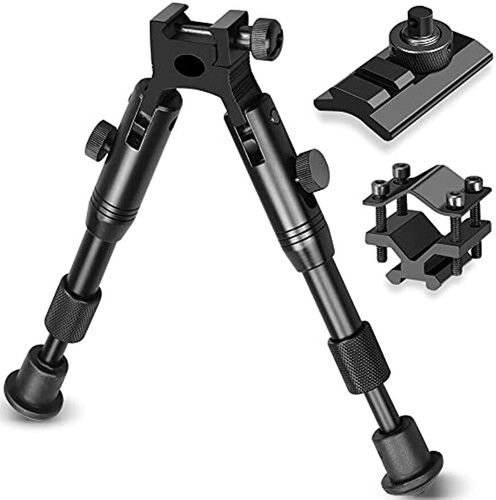6inch adjustable hunting bipod - adjustable,