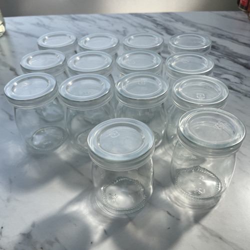 12x 100ml clear round - clear,
