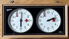 Vintage Gambit Prim Mechanical Wood Chess Clock Tested