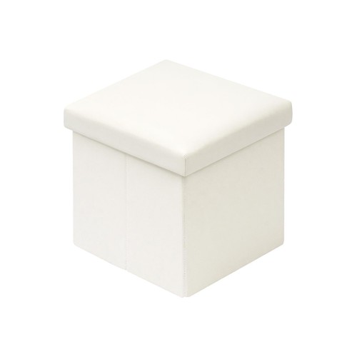Folding storage ottoman - folding,
