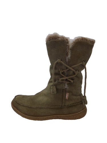 Green suede boots joules 8 - green,
