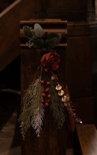 Wedding flower pew ends - flower, rose